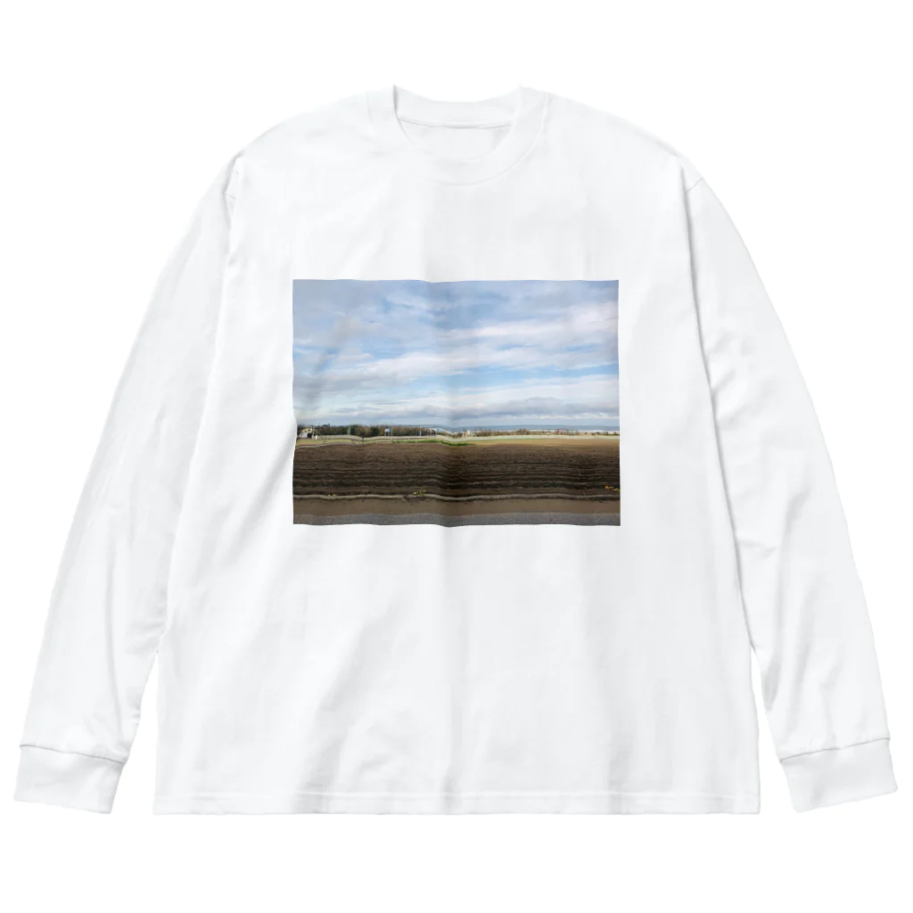 sun_awoke_garden_jpの薩摩芋の畑より日本海臨むべし Big Long Sleeve T-Shirt