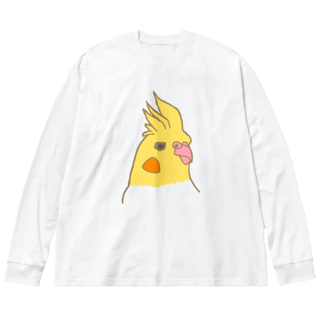 lemole スズリ店のオカメインコ Big Long Sleeve T-Shirt