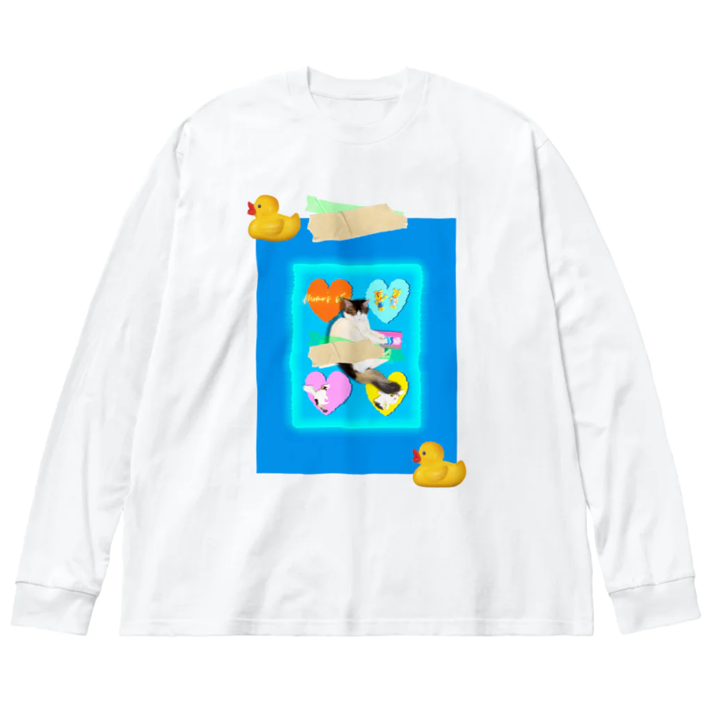 𝙈𝙊𝙈𝙊'𝙨 𝙎𝙝𝙤𝙥のHeart company💖-02 Big Long Sleeve T-Shirt