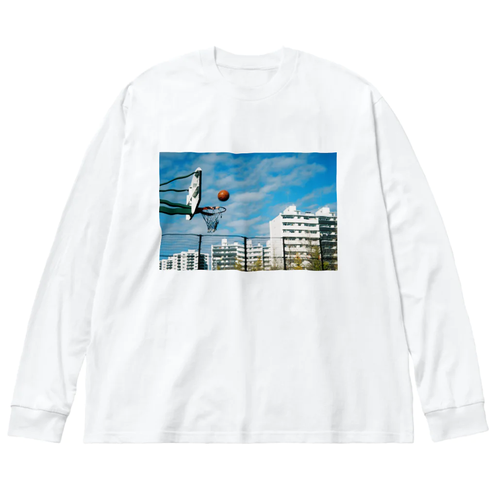 栞。のばすけっとごーる ビッグシルエットロングスリーブTシャツ