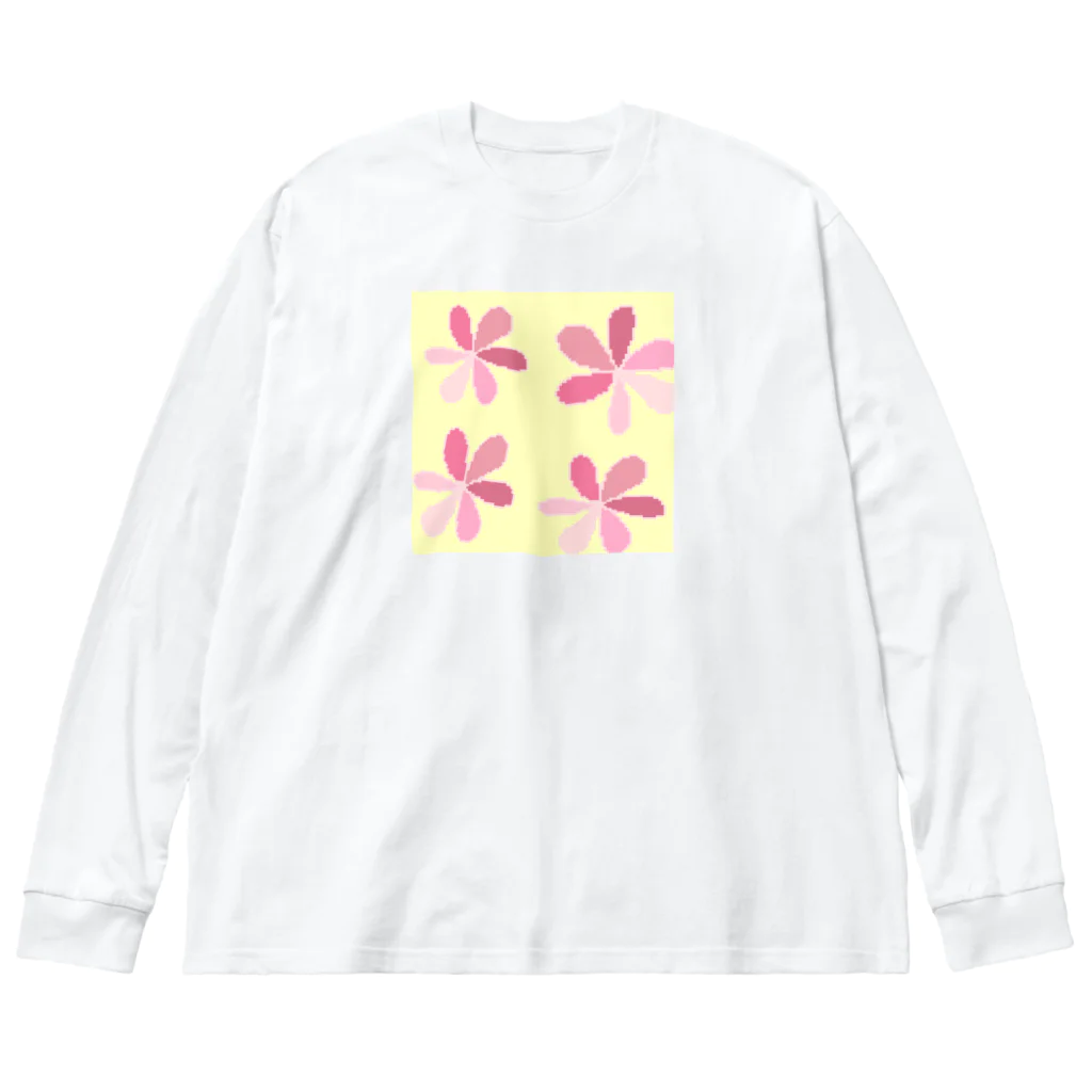 kanamaru14の春の足音🌸🐝🌸 ビッグシルエットロングスリーブTシャツ