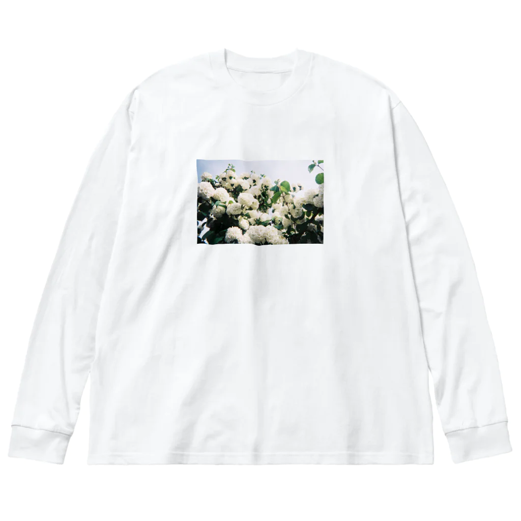 泡沫の庭の大手毬 Big Long Sleeve T-Shirt