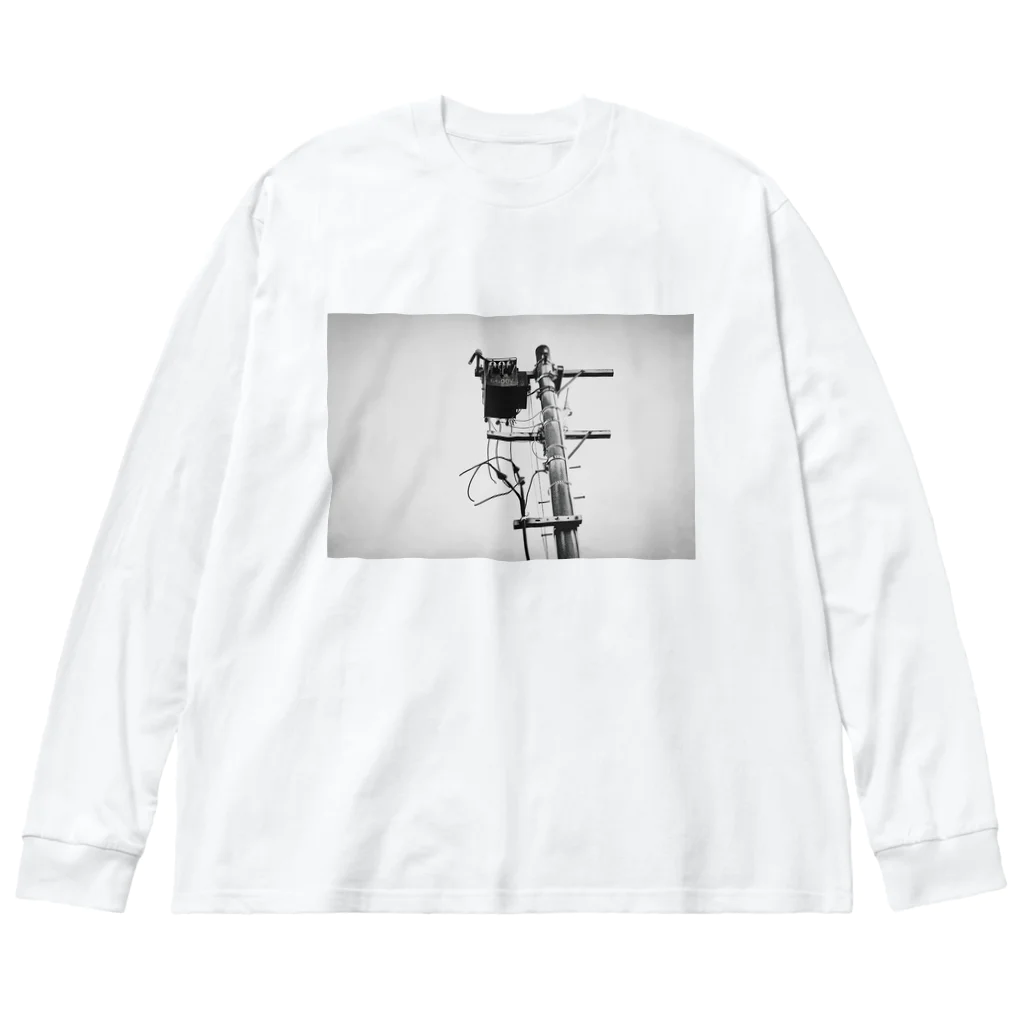 jifの電柱 Big Long Sleeve T-Shirt