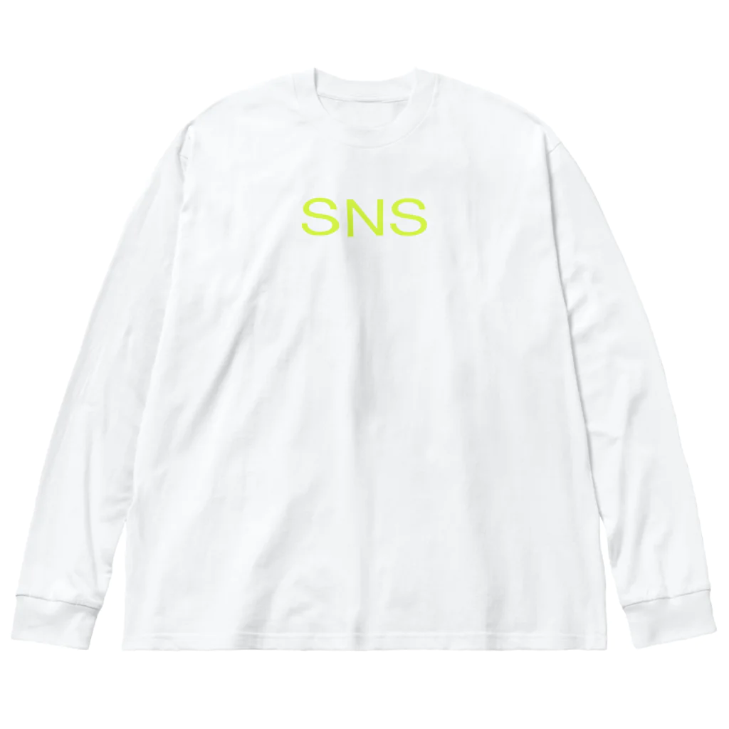 シクシクのSNS Big Long Sleeve T-Shirt