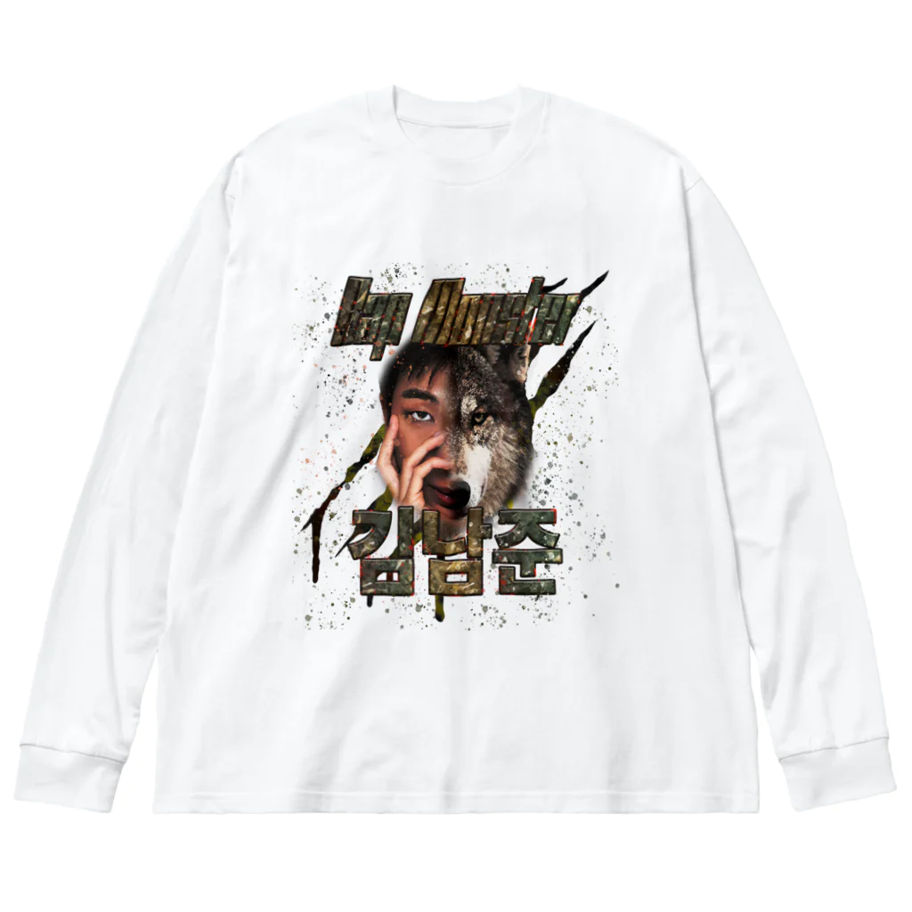 K-POP のBTS RM キム・ナムジュン　 Big Long Sleeve T-Shirt