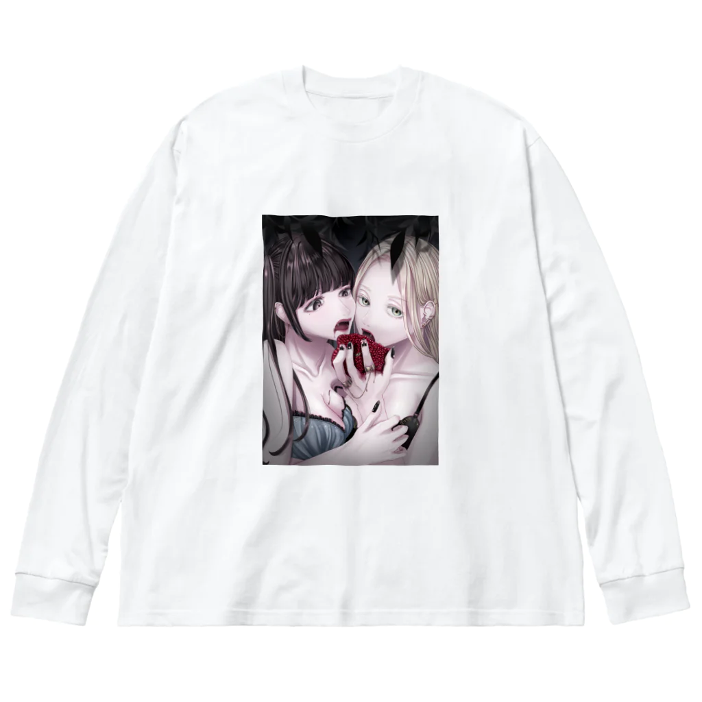 蓮乃 椿の貪欲Girl Big Long Sleeve T-Shirt