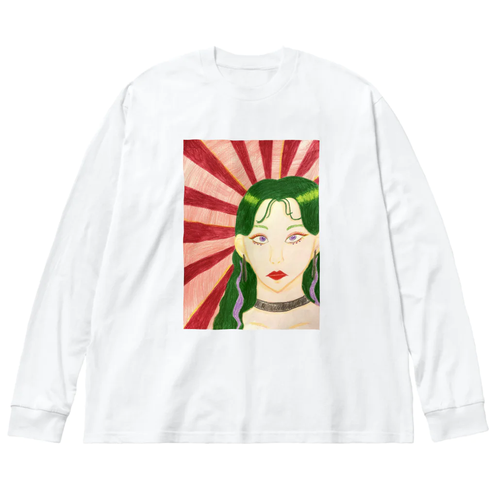 yoisoの神 Big Long Sleeve T-Shirt