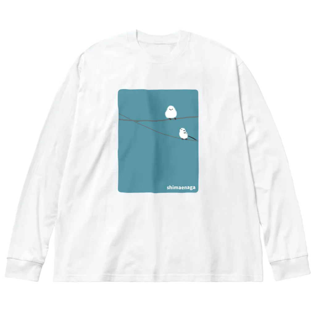 ハナのお店のシマエナガ Big Long Sleeve T-Shirt