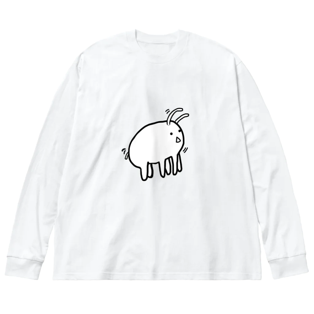 ぷるぷるさんのぷるぷるさん ビッグシルエットロングスリーブTシャツ