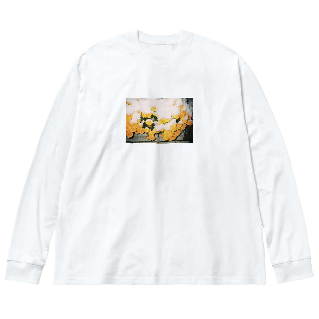 たにたにの早春マリーゴールド Big Long Sleeve T-Shirt