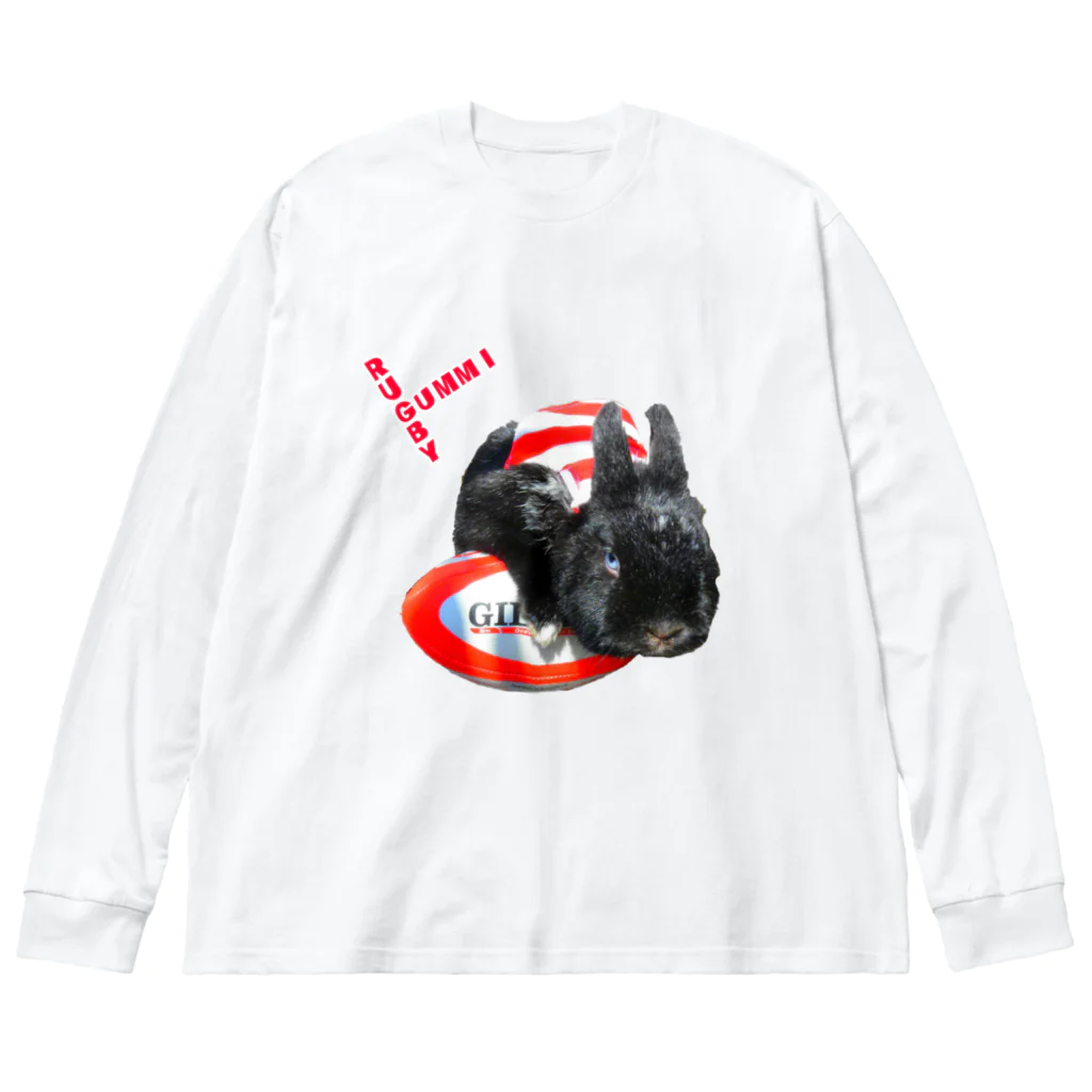 akipandashop◟꒰◍ ´꒳` ◍꒱◞のらぐみー ビッグシルエットロングスリーブTシャツ