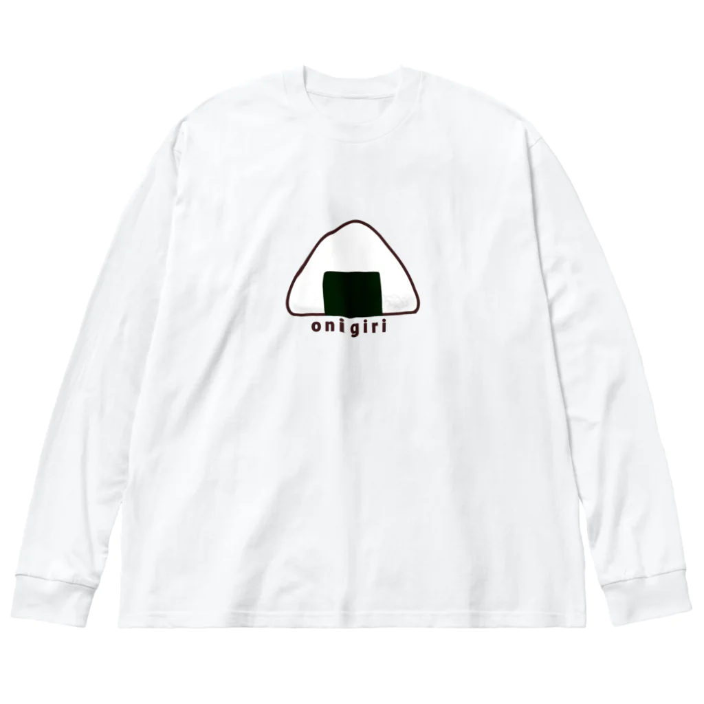 ほよまる堂のonigiri2 ビッグシルエットロングスリーブTシャツ