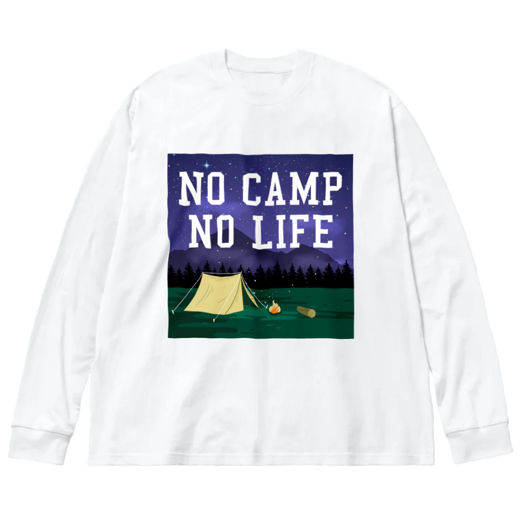 DRIPPEDのNO CAMP NO LIFE-ノーキャンプ ノーライフ- ビッグシルエットロングスリーブTシャツ