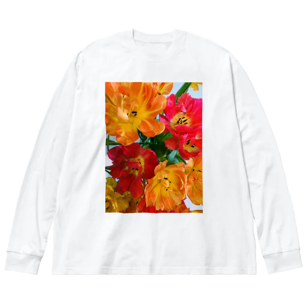 boochinのチューリップ Big Long Sleeve T-Shirt