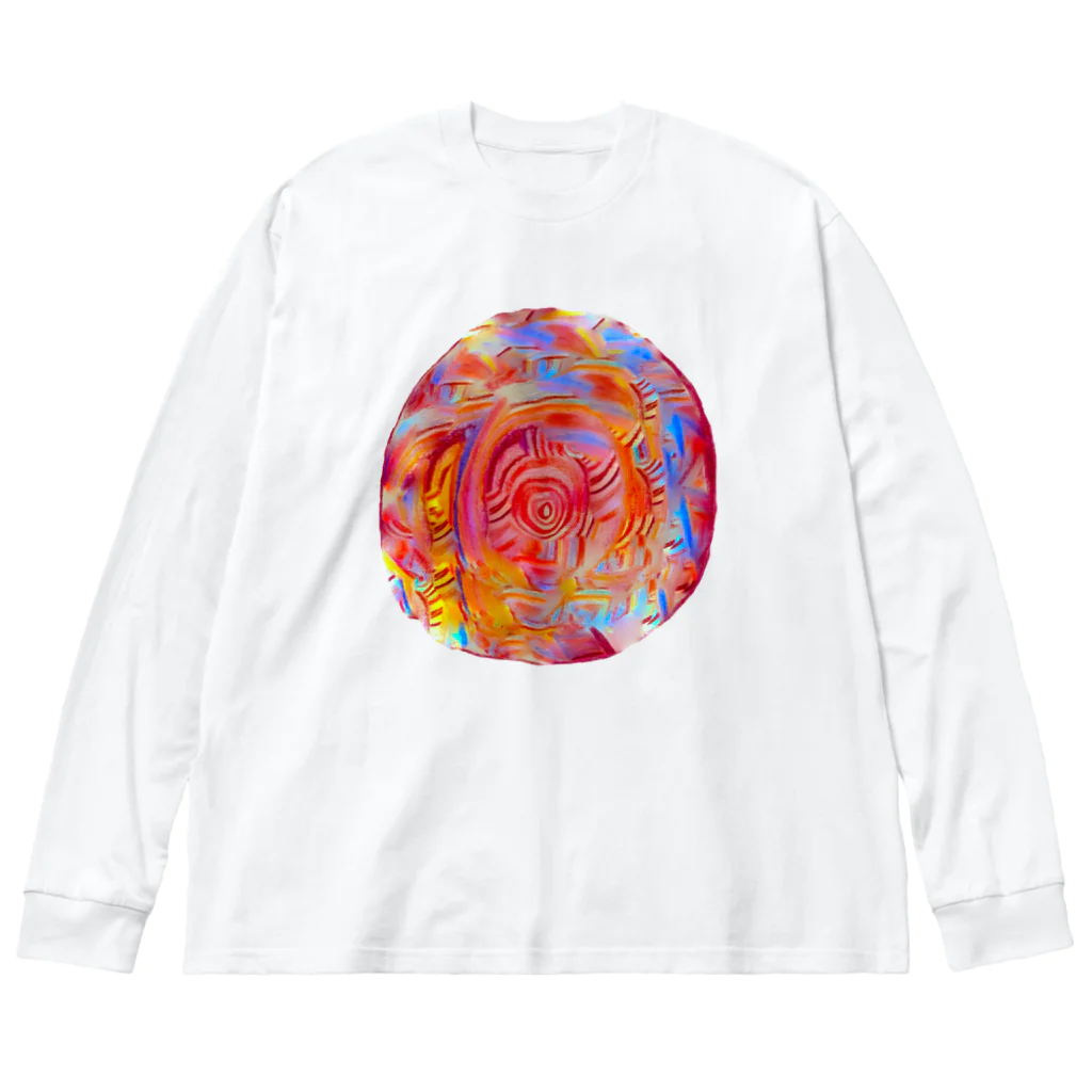 uzuralのまぜまぜUZUびっくろんてぃー Big Long Sleeve T-Shirt