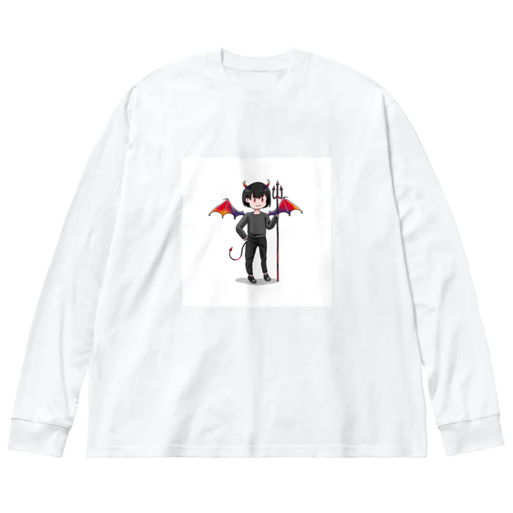 noreの悪魔ちゃん ビッグシルエットロングスリーブTシャツ