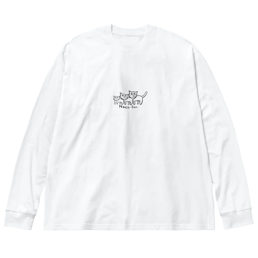 博多ナンセンス工房のNeco-San Big Long Sleeve T-Shirt