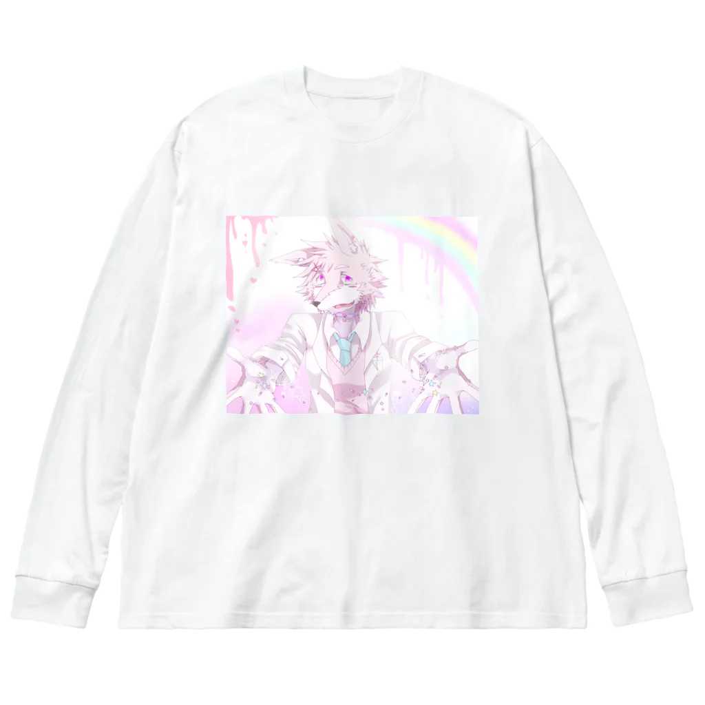 宵宮ルリジサの人をダメにするおくすり君 Big Long Sleeve T-Shirt