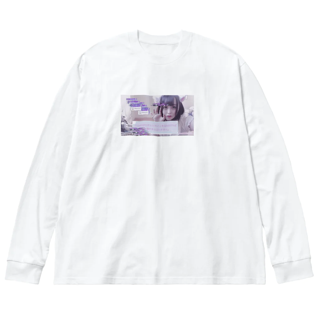 ギルティ723のにゃ罪 ビッグシルエットロングスリーブTシャツ