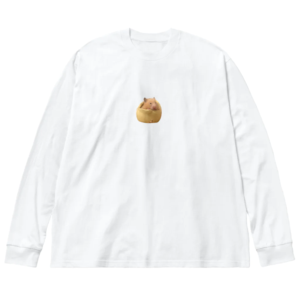 ぽちのまったりぽち ビッグシルエットロングスリーブTシャツ