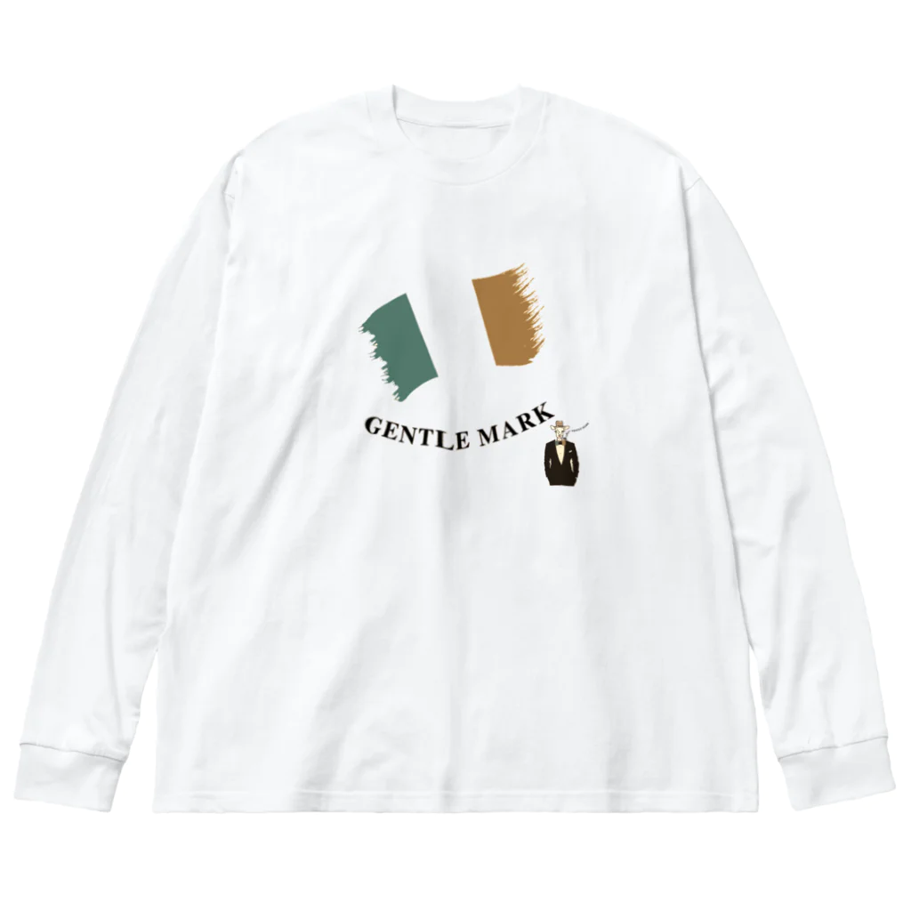 ORIGINALの𝐆𝐄𝐍𝐓𝐋𝐄 𝐌𝐀𝐑𝐊 Big Long Sleeve T-Shirt