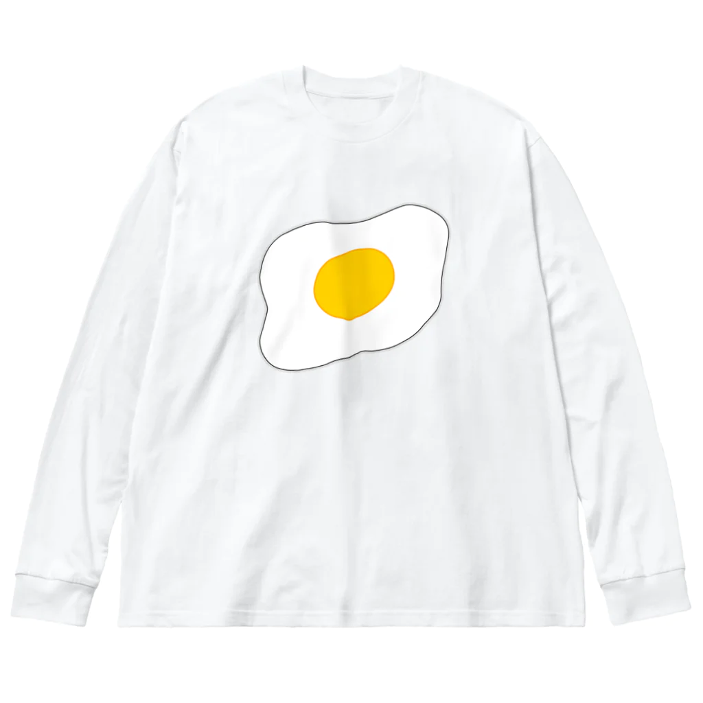 のらくまファームの好きです、たまご Big Long Sleeve T-Shirt