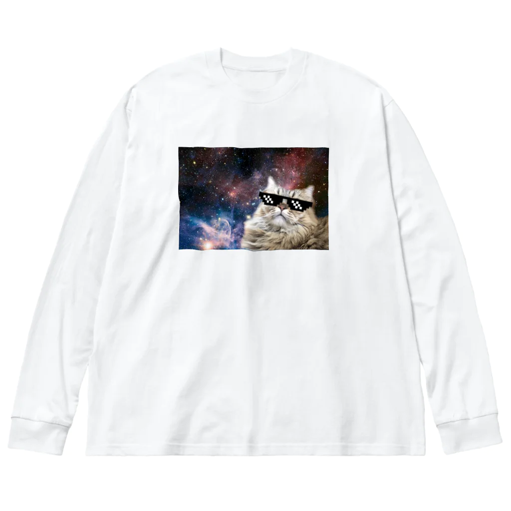 しえろの宇宙猫（スペースキャット） Big Long Sleeve T-Shirt