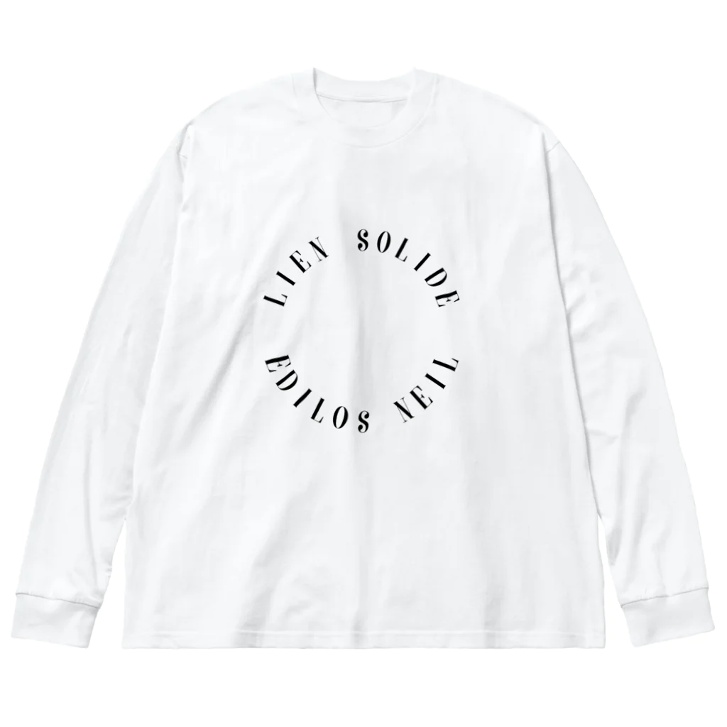 Lien SolideのL S ビッグシルエットロングスリーブTシャツ