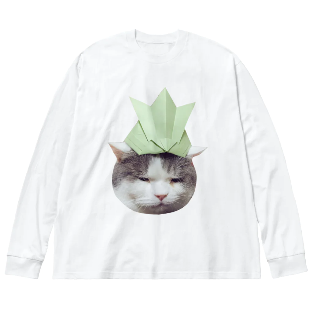 ちよよの憂い猫 Big Long Sleeve T-Shirt