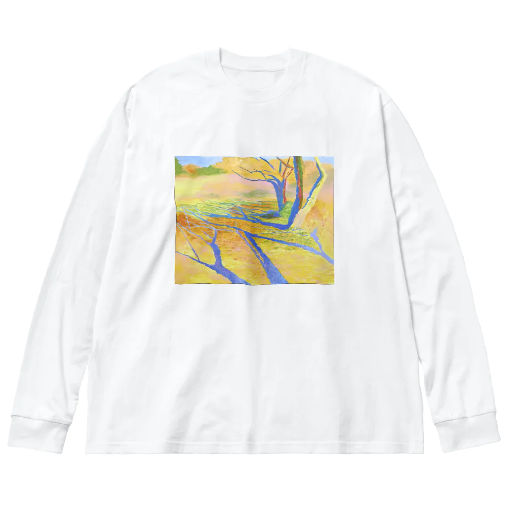 meiyuのお店の冬の公園 Big Long Sleeve T-Shirt