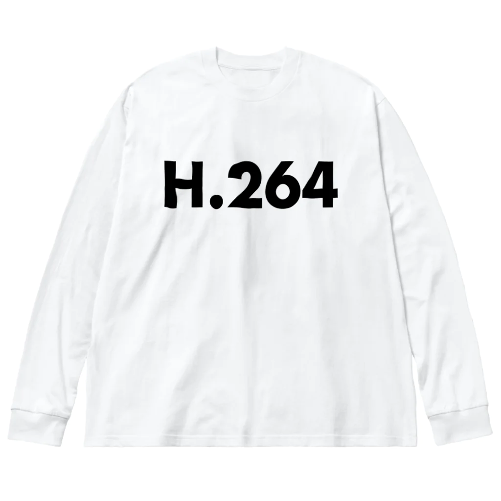 TVmanApparelのH.264-T ビッグシルエットロングスリーブTシャツ