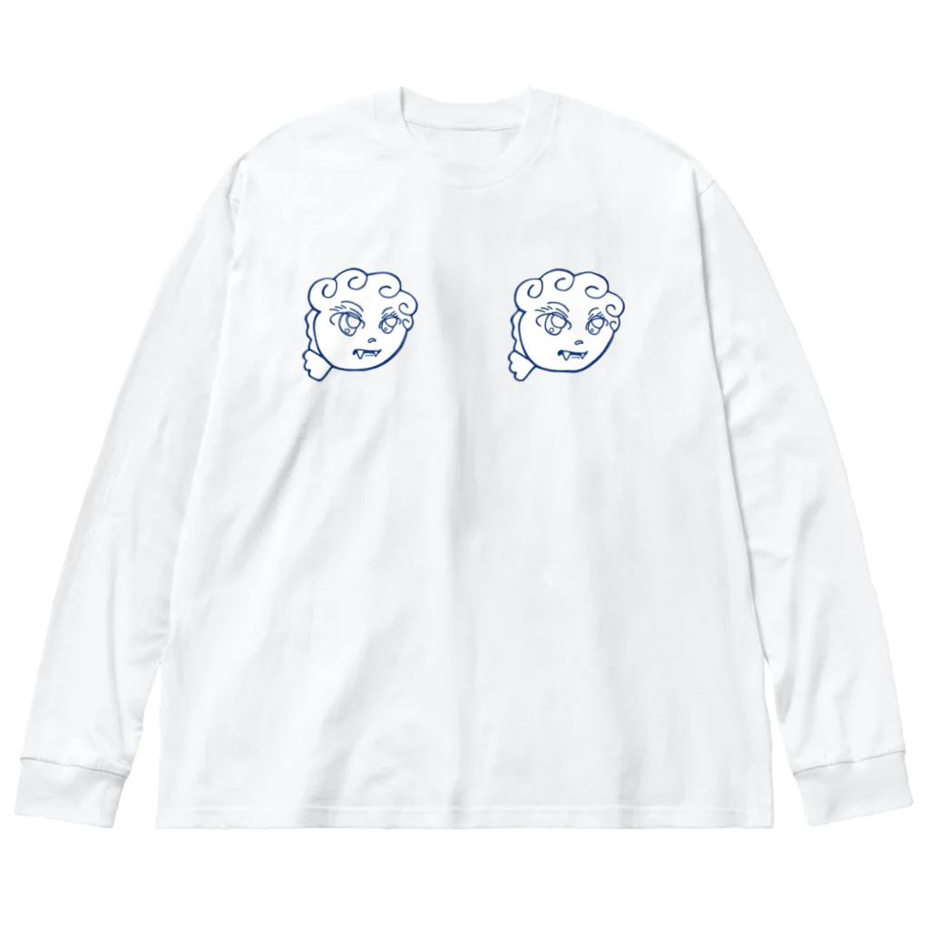 チャンドラー・シーンのどらごん（ホワイトカラー） Big Long Sleeve T-Shirt