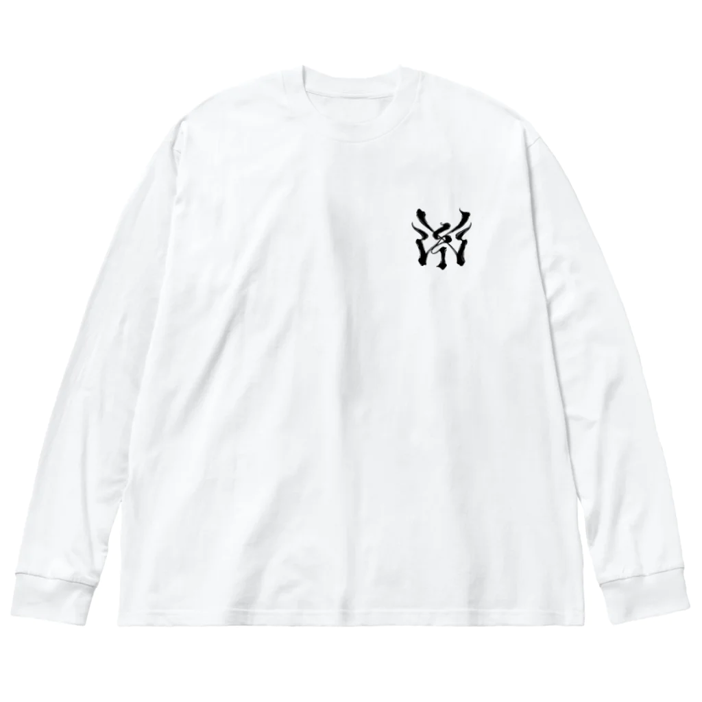Y's Ink Works Official Shop at suzuriのCROW  ビッグシルエットロングスリーブTシャツ