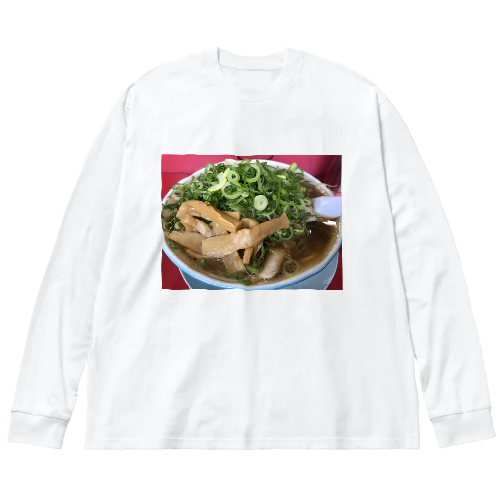 基本的に食べ物の店のラーメン藤のラーメン Big Long Sleeve T-Shirt