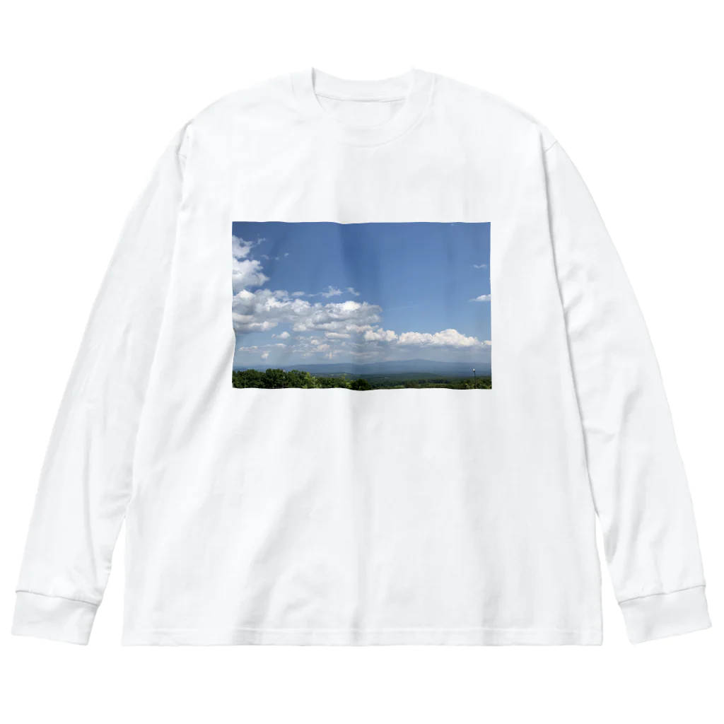 (U・∞・U)の高原の青空 Big Long Sleeve T-Shirt