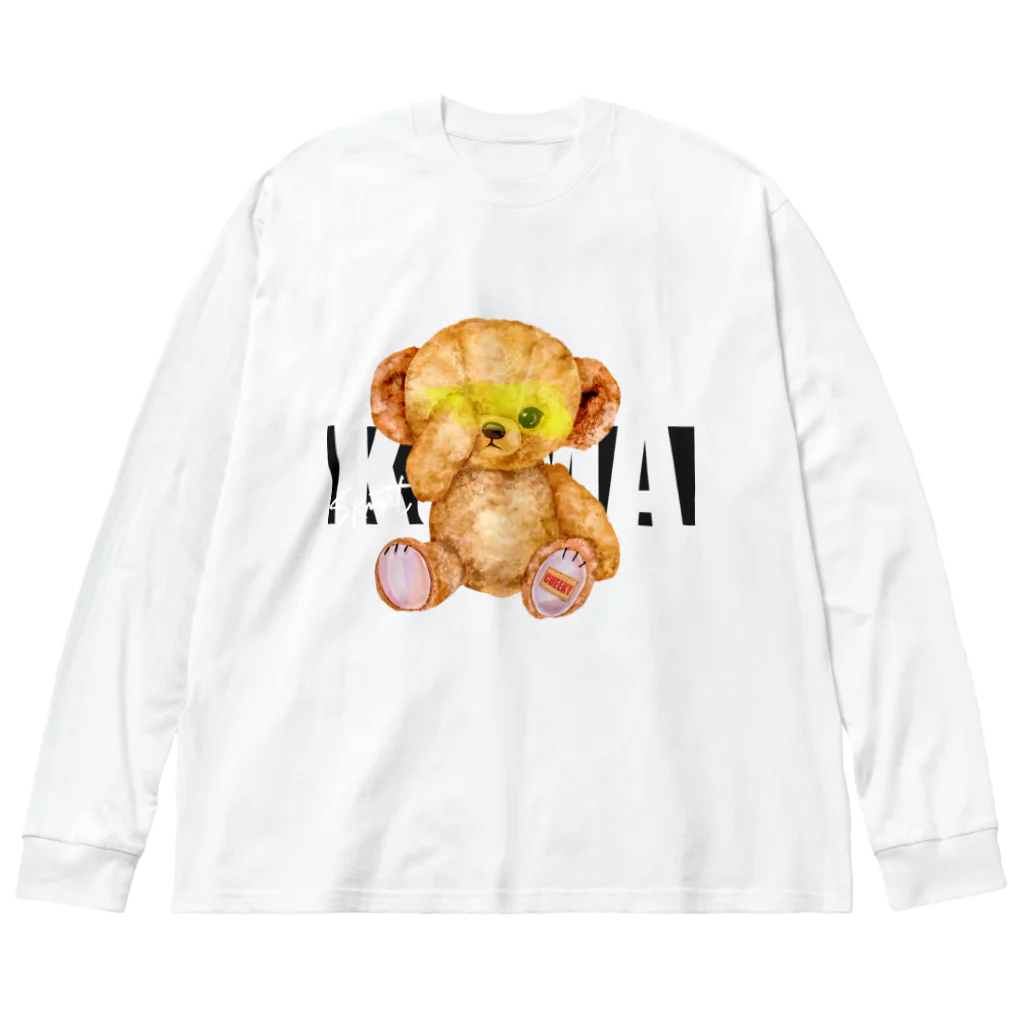 SKMRTのくまくん Big Long Sleeve T-Shirt