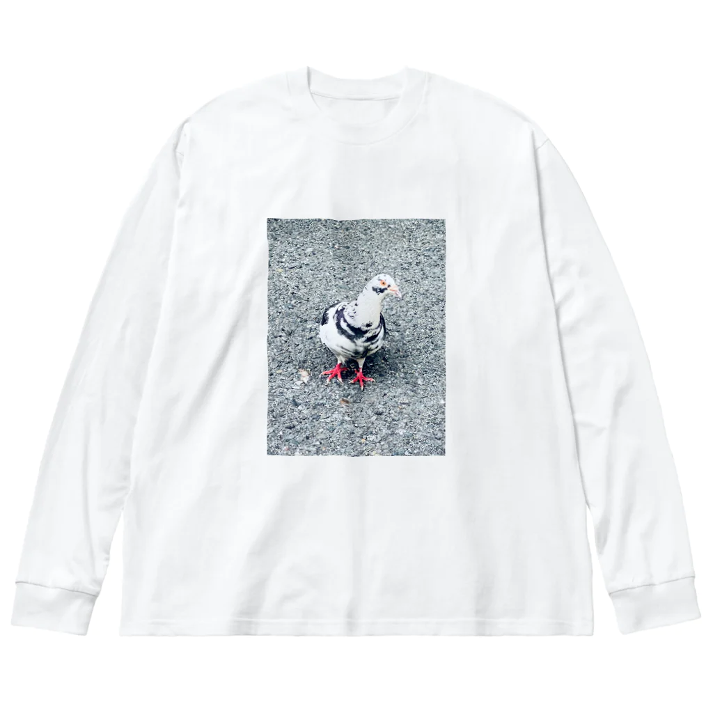 P.O.Humanのハト Big Long Sleeve T-Shirt