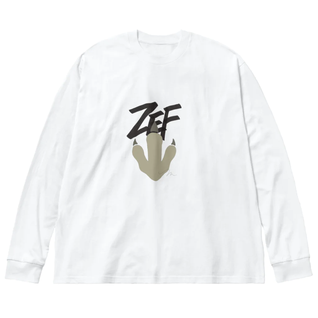 mosのZEF ビッグシルエットロングスリーブTシャツ