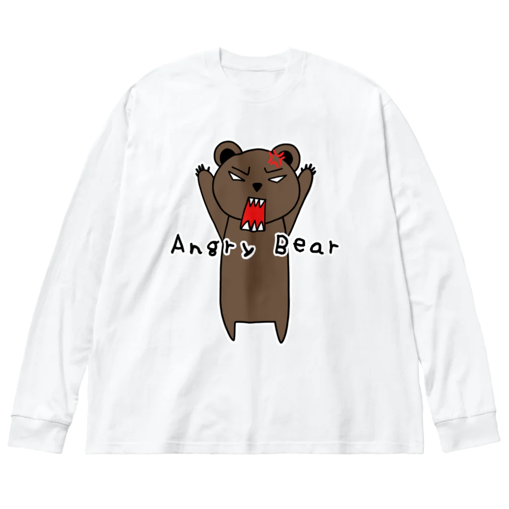 麦畑のおこ熊 Big Long Sleeve T-Shirt