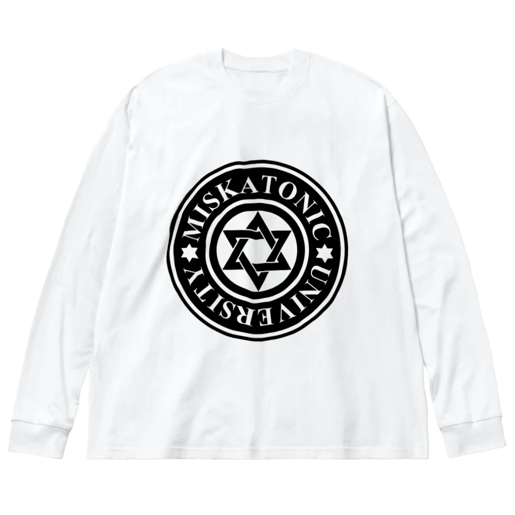 AURA_HYSTERICAのMISKATONIC UNIVERSITY Big Long Sleeve T-Shirt