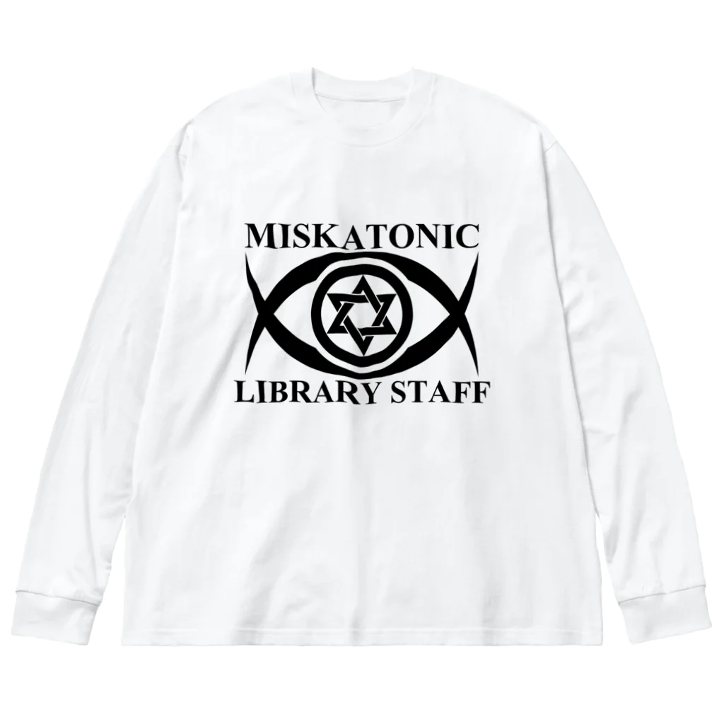 AURA_HYSTERICAのMISKATONIC LIBRARY STAFF Big Long Sleeve T-Shirt