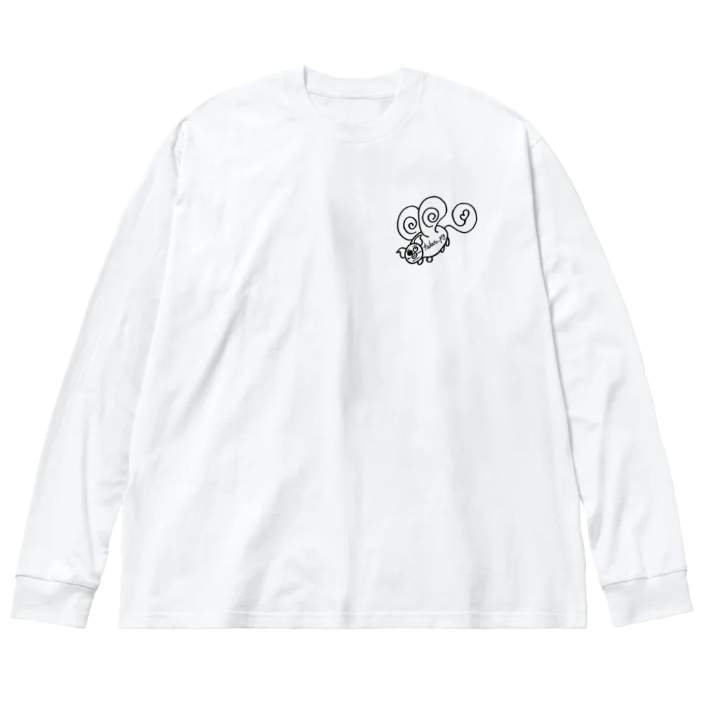 たかと。/大学生の日常のAngel pig Big Long Sleeve T-Shirt