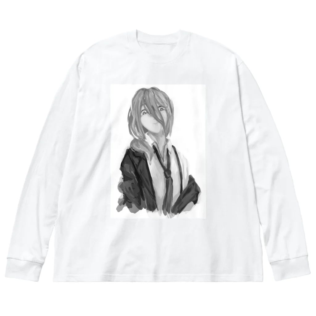 【、曰く。】の影武者 Big Long Sleeve T-Shirt