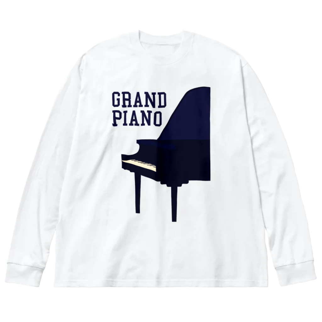 DRIPPEDのGRAND PIANO-グランドピアノ- ビッグシルエットロングスリーブTシャツ