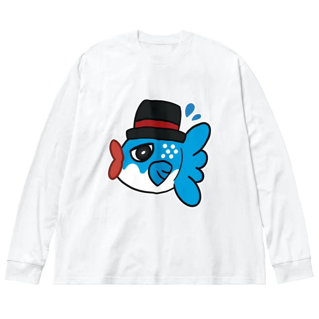 シャツ田マンボウ@Tシャツ系Vtuberのシャツ田マンボウっぽい Big Long Sleeve T-Shirt