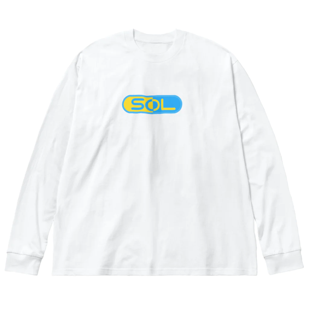 SOLのellipse logo ビッグシルエットロングスリーブTシャツ