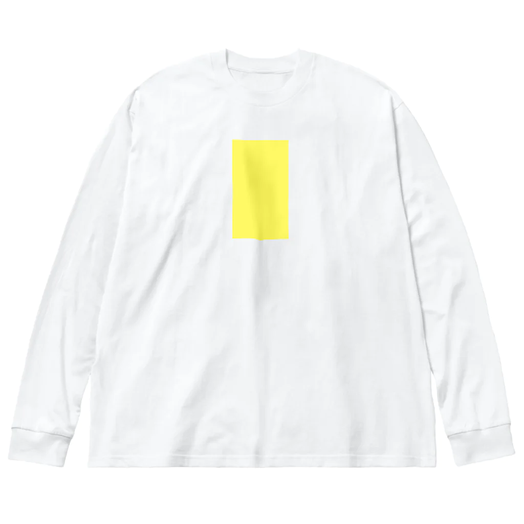 8376のキイロシリーズ Big Long Sleeve T-Shirt