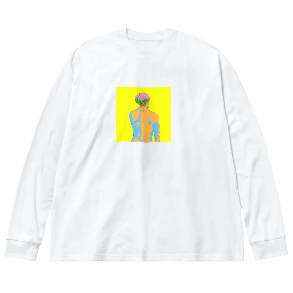 初期設定の背中 Big Long Sleeve T-Shirt