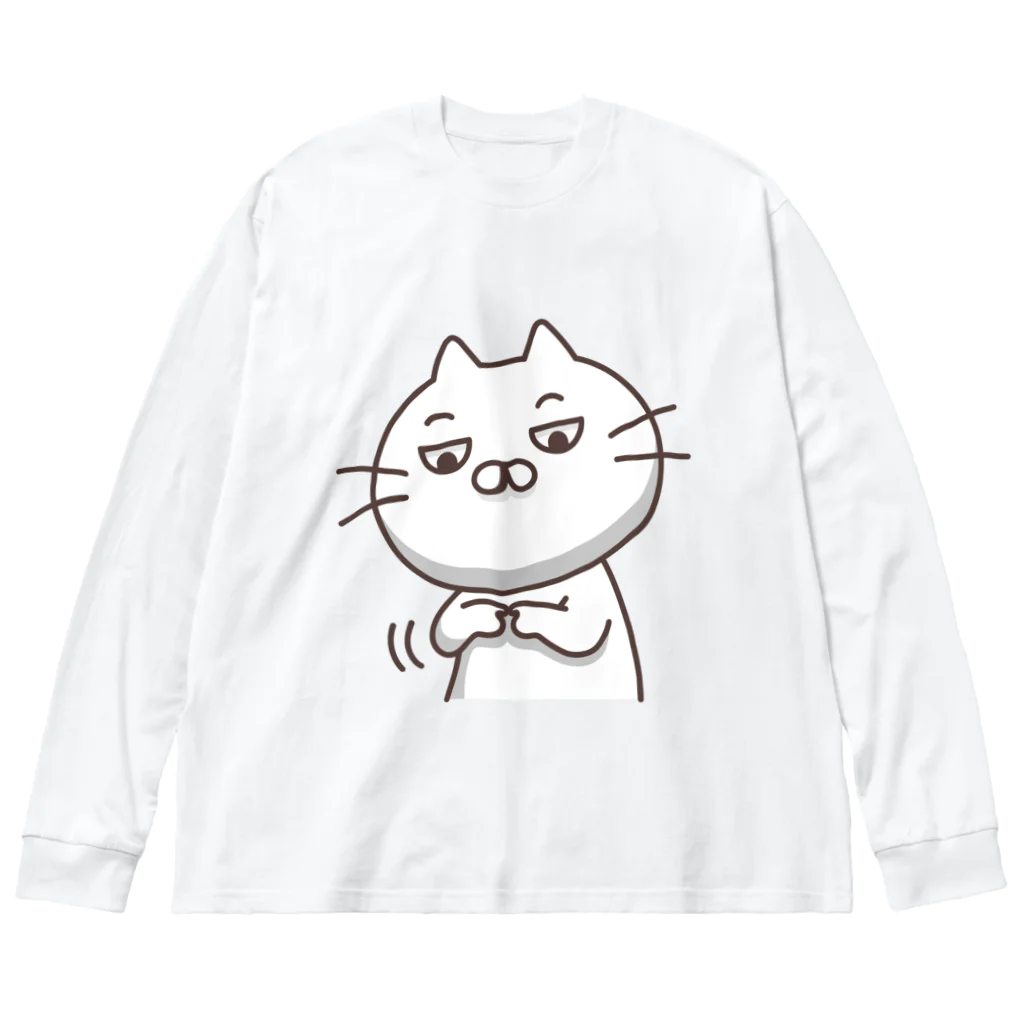 AKAのぶさぬこ ビッグシルエットロングスリーブTシャツ