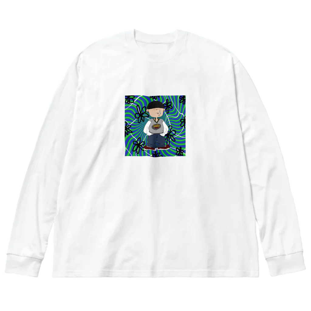 tsu00nのCigaretteBoy ビッグシルエットロングスリーブTシャツ